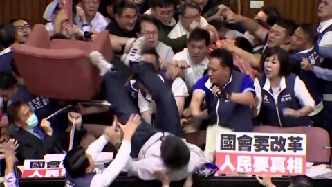 타이완 총통 오늘 취임…中 견제 속 의회에선 육탄전