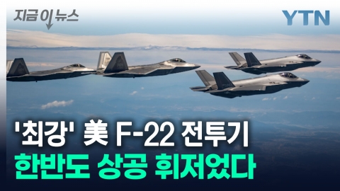 美 F-22 vs 韓 F-35...한반도 상공서 '치열한 공중전' 펼쳤다 [지금이뉴스]