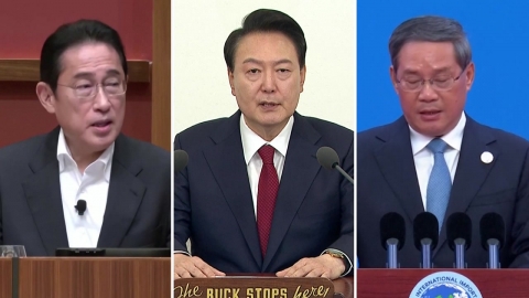 오늘 한일중 정상회의 개최…완전한 비핵화 논의하나