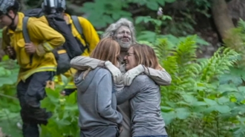미국 산 속에서 길 잃은 남성 열흘 만에 구조…"폭포수·산딸기로 버텨"