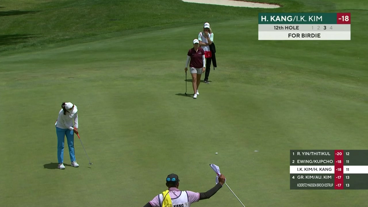 김인경-강혜지 조, LPGA 투어 다우챔피언십 공동 3위