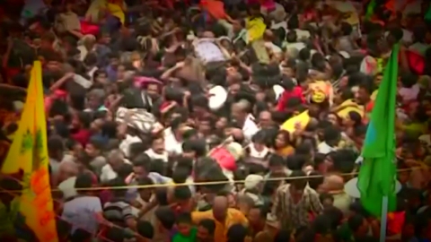 인도 종교 행사장 또 대규모 압사 "116명 사망"