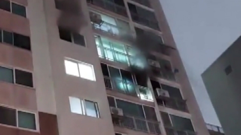 서울 구로 고층아파트 불…밀양 병원 창고 화재 환자 대피