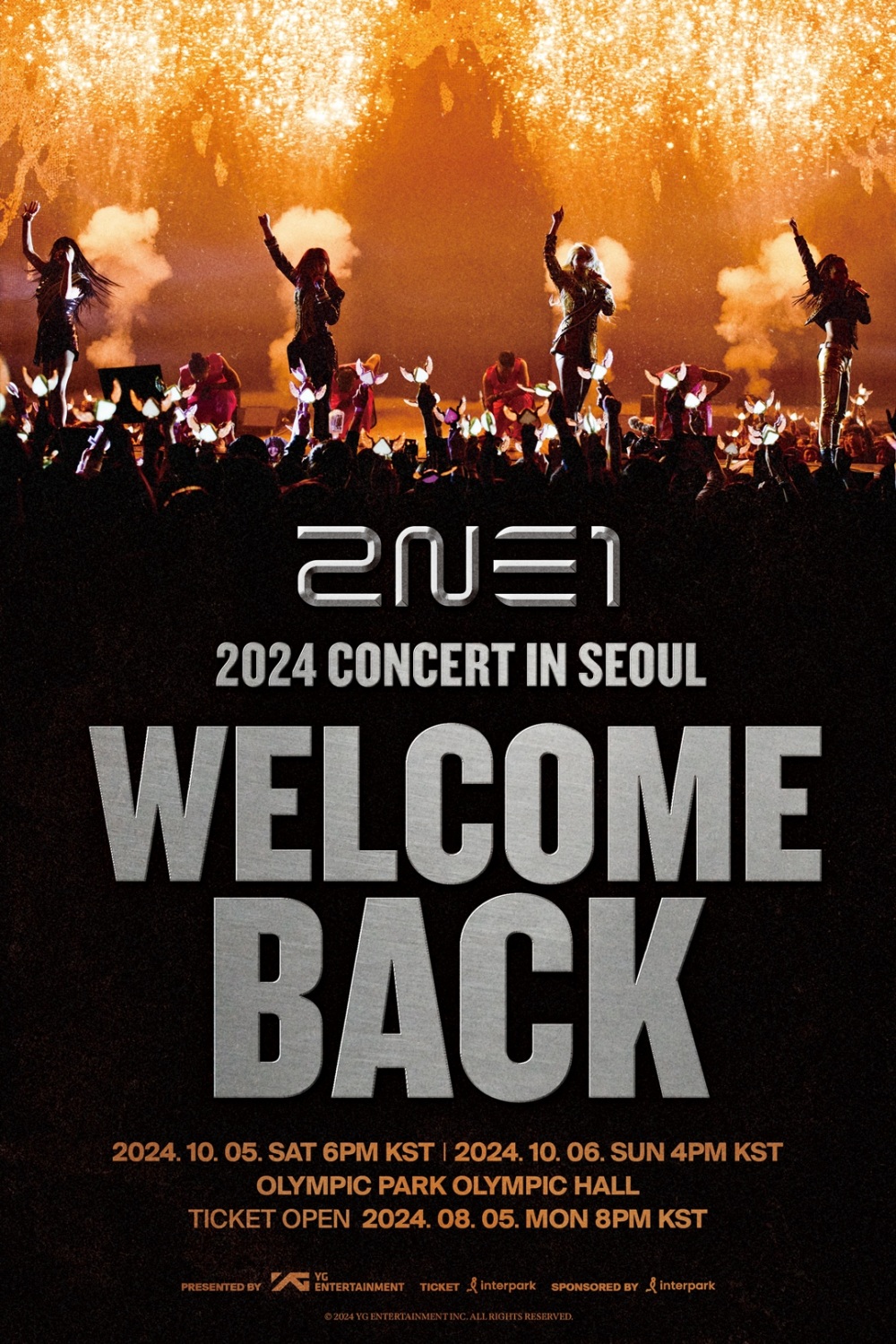 2NE1, 데뷔 15주년 맞아 단독 콘서트…10월 개최 확정