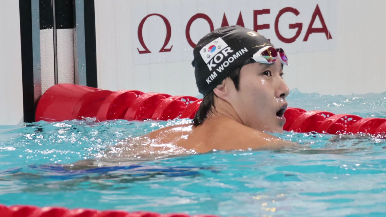 김우민, 자유형 400m 동메달...박태환 이후 첫 쾌거