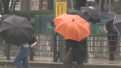 [날씨] 내일 찬 공기 동반 비…주 후반 태풍 근접, 남부·영동 비바람