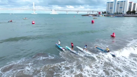 Paddleboard Pro Tour Held in Busan