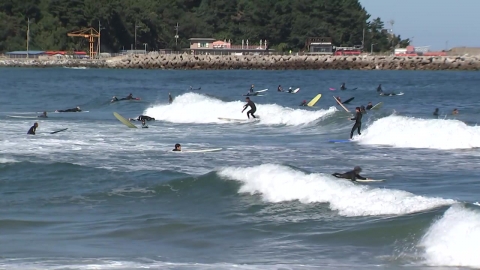 There are 1.2 million surfing people in Korea...Safety Accident Warning