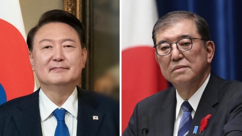 President Yoon Holds First Korea-Japan Summit With Prime Minister Ishiba