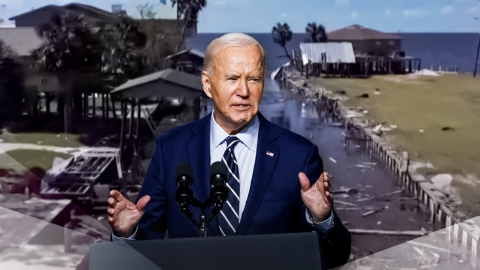 At least 10 people died in 'Monster' hurricane...Biden "Stop Fake News"