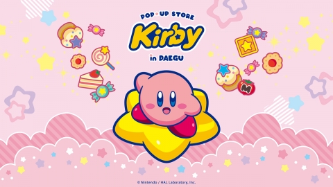 Nintendo Korea Holds 'Kirby of Stars Pop-up Store' in Daegu... Limited goods and various events are held.