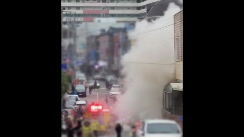 A fire in a detached house in Asan, Chungcheongnam-do...One person evacuated.