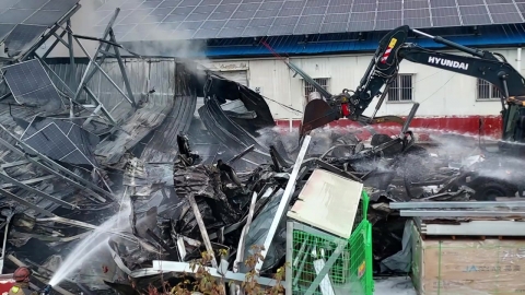 Jeonju office equipment store fire...150 laptops, etc., burn.