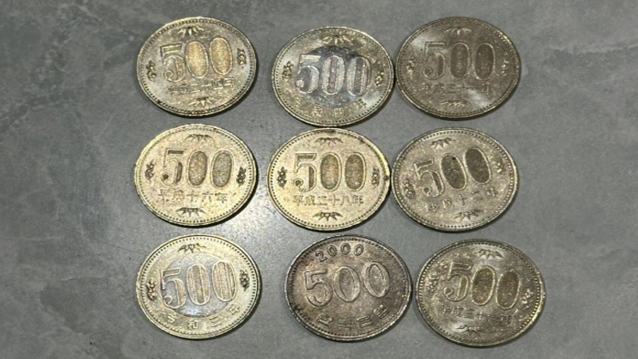 "When I got 500 yen, it was 500 won"."Coin fraud" in Japan.