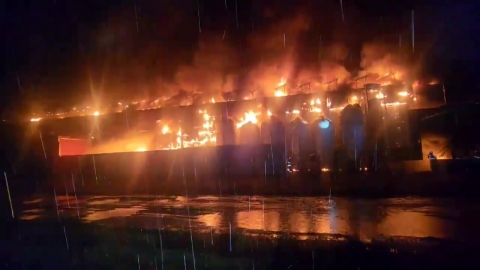 Chuncheon poultry farm fire extinguished in 4 hours...170,000 chickens died.