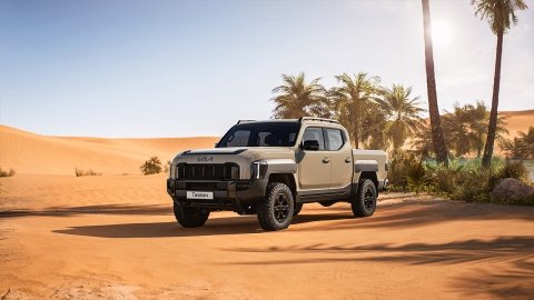 Kia unveils first mid-size pickup truck in Saudi Arabia