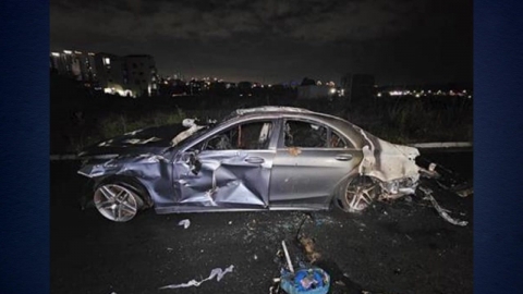 Benz car fire in Paju vacant lot...an investigation into the arson