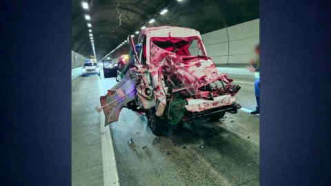 A collision between freight cars on the Central Inland Expressway in Goesan...One person's cardiac arrest.