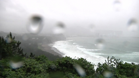 [Weather] Jeju Island's heavy rain warning...Up to 250mm more by tomorrow.