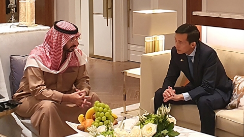 [Company] Hanwha Kim Dong-kwan meets Saudi Arabia's Defense Minister to discuss defense cooperation