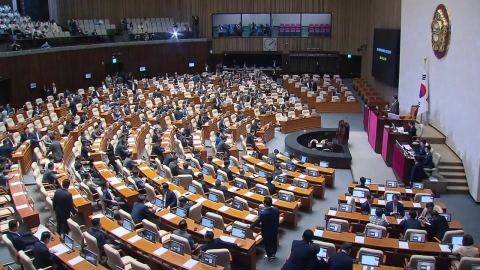 Today's plenary session of "Mrs. Kim's Special Counsel"...Opposition 'Pressure' and ruling party 'Single Opposition'