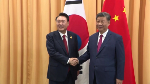 [On-site Video+] President Yoon holds summit meeting with Chinese President Xi Jinping