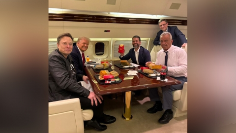 You said it was a poison.Kennedy, pictured holding a hamburger next to Trump