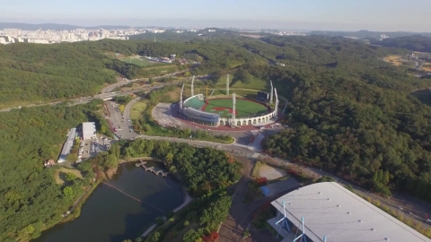 Ulsan Sports Park's Green Belt Release...The expansion of convenience facilities is in full swing.