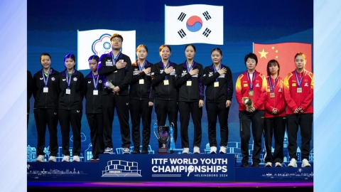 Under-19 Women's Table Tennis Team Top Team at World Championships