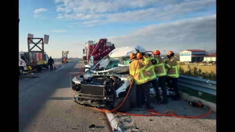 West Coast Highway Construction Truck-Vehicle Collision...Two people.