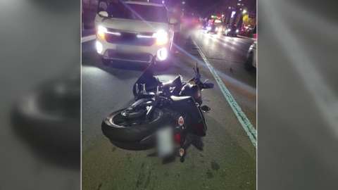 Motorcycles hit pedestrians...the death of a driver/handler