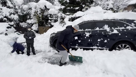 Two days of heavy snow caused 'damage'...What's the reason why it's 3 times heavier?