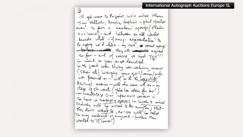 John Lennon "Let's do a band" letter to Eric Clapton auction