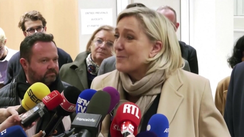 French far-right Le Pen 1st trial sentenced to 'suspension of funds' in March next year