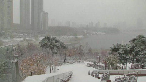 [Weather] Snowfall in the west...It's getting cold again, tomorrow in Seoul -4℃