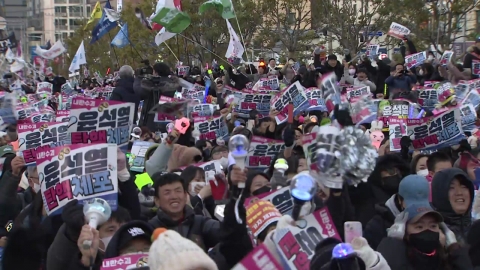 I won!50,000 Busan citizens participating in impeachment rally 'Cheers'