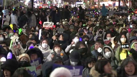 Tens of thousands impeached in Daegu 'Conservative Garden' "Welcome"