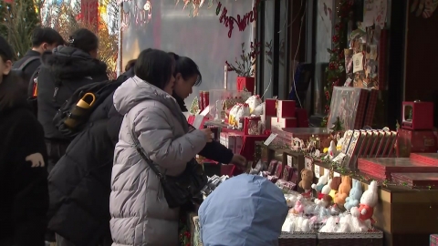 The 'European Traditional Christmas Market' in downtown Seoul