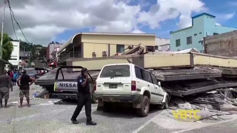 A 7.4 earthquake on the scale of Vanuatu in the South Pacific...Fourteen people were killed and 200 injured.