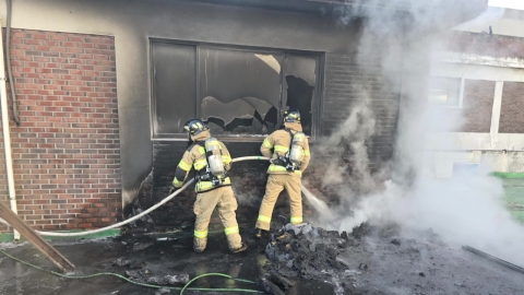 A fire in a factory building in Bucheon, Gyeonggi-do... "Presumption of cigarette butts"