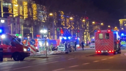 Germany is shocked by the re-enactment of the 'Christmas Market' terrorist attack...national year-end safety emergency