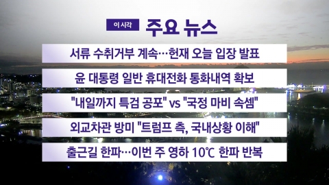 [YTN real-time news] He's refusing to accept the documents.The Constitutional Court announced its position today.