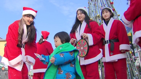 The whole village is full of Christmas vibes...Damyang Santa Festival in the original city center