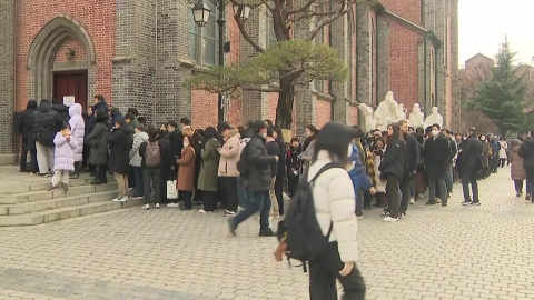 Myeongdong Cathedral full of Christmas joy and hope, Christmas festival will be held.