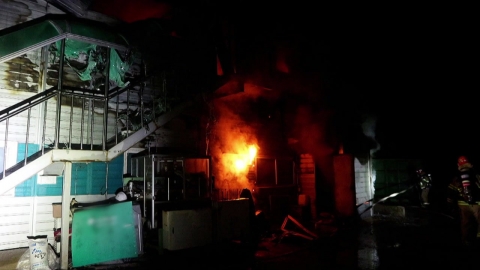 Daegu auto parts factory fire...250 million won in damage.