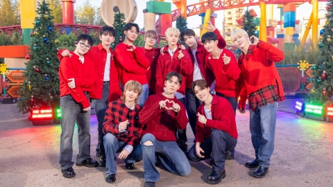 SEVENTEEN, the first K-pop artist to decorate Disney's year-end special stage.