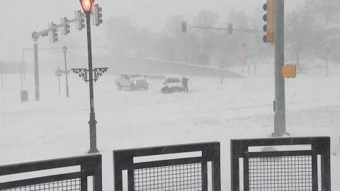 The first snow storm in 10 years in the U.S. followed by a cold wave...Europe also suffers from heavy snow.