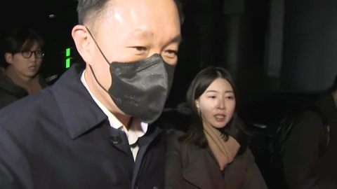 Lee Jin-ha, head of the security department, returned home after 9 hours of investigation."Do your best".