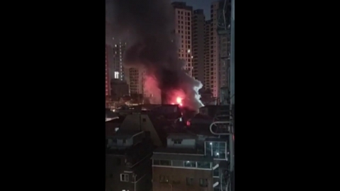 The fire in the warehouse building in Dongdaemun-gu, Seoul...In the process of evolution.