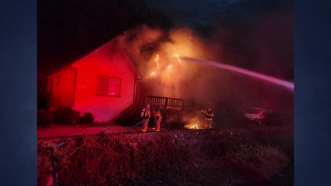 The warehouse building in Yongdu-dong, Seoul is on fire...a single-family house in Taebaek